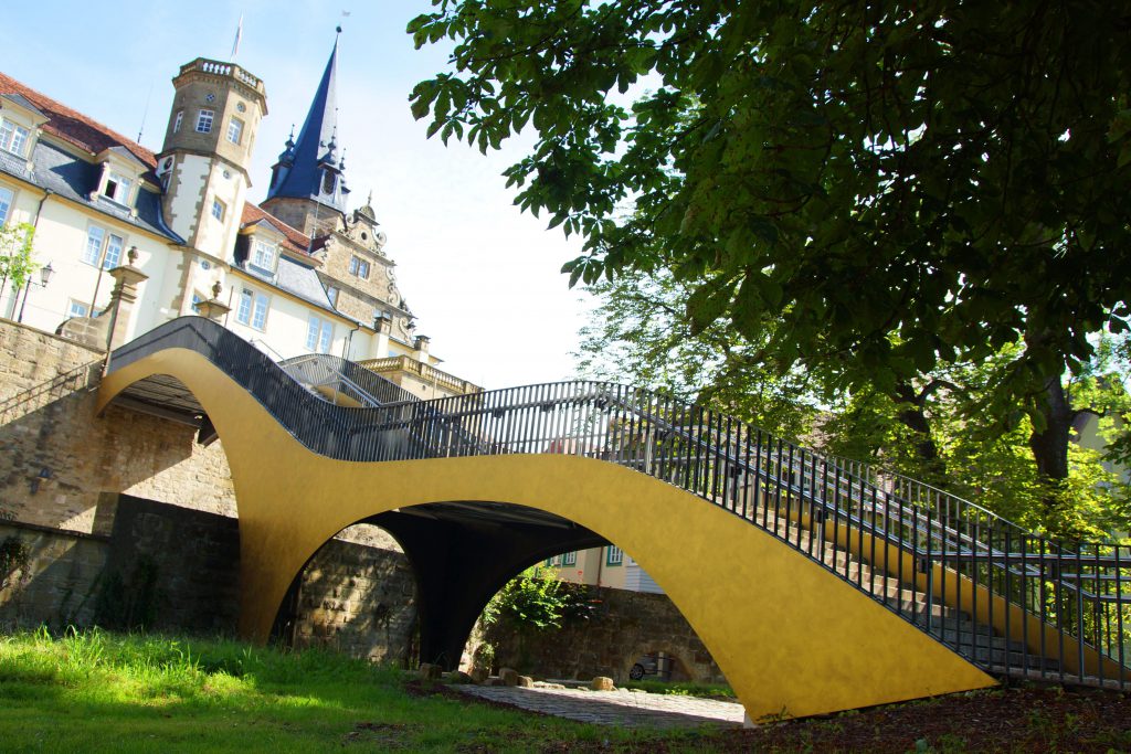 Hofgartentreppe mit Schloss Hofgartentreppe mit Schloss